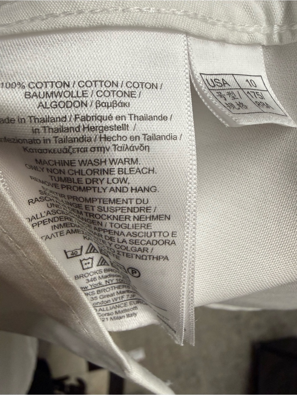 Brooks Brothers 346 White Ruffled Button-Front Blouse - Picture 6 of 10